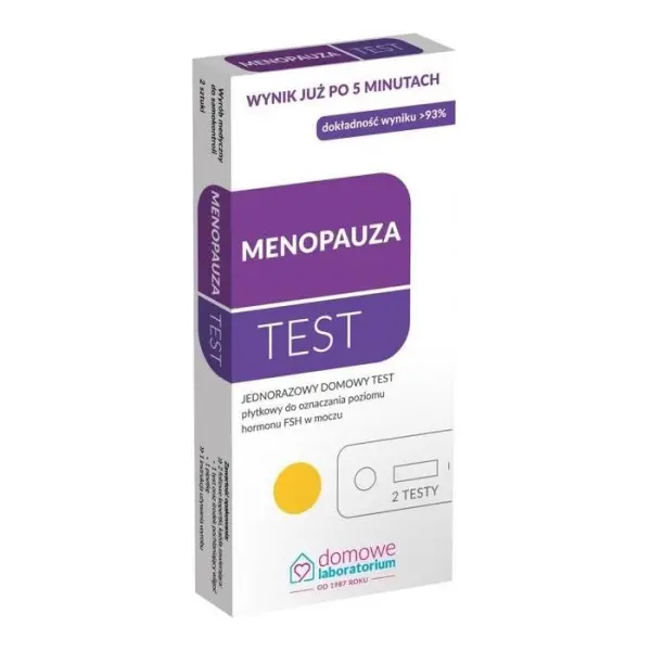 Test MENOPAUZA Test płytkowy 2 sztuki