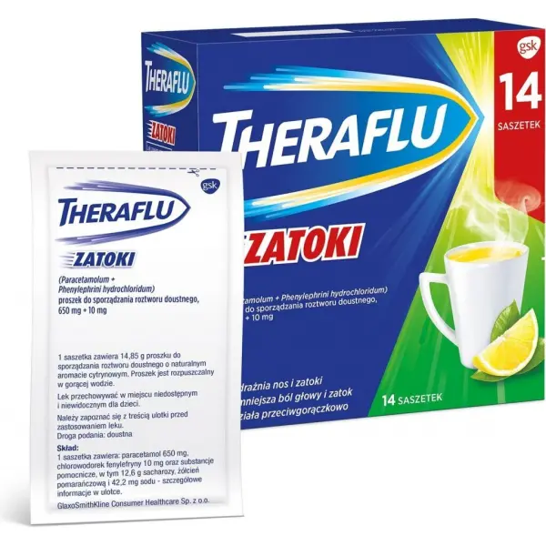 Theraflu Zatoki 14 saszetek