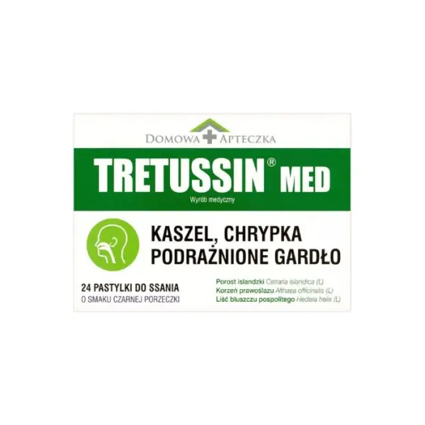 Tretussin Med pastylki 24 sztuki