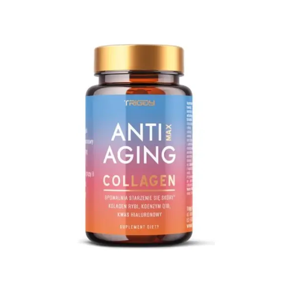 TRIGGY Anti Aging Max, kolagen rybi, 60 kapsułek