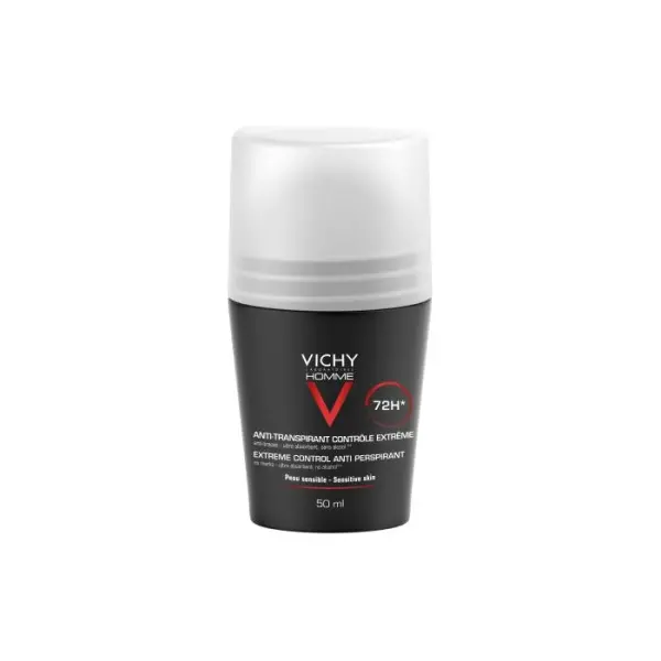 VICHY HOMME Antyperspirant 72h, roll-on, 50 ml