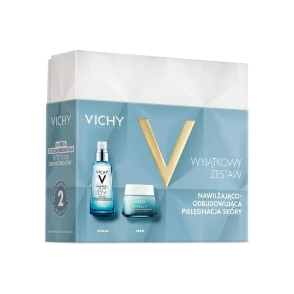 VICHY Zestaw MINERAL89 krem bogaty na dzień 50 ml + booster 50 ml
