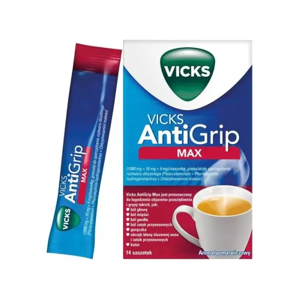 Vicks Antigrip Max, 14 saszetek
