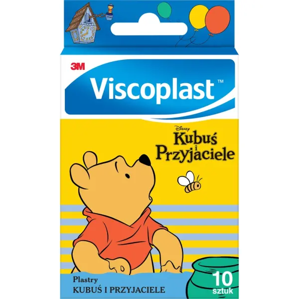 VISCOPLAST Kubuś i Przyjaciele plastry dla dzieci, 10 sztuk