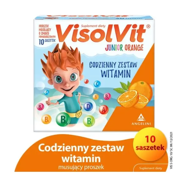 VISOLVIT Junior orange, 10 saszetek