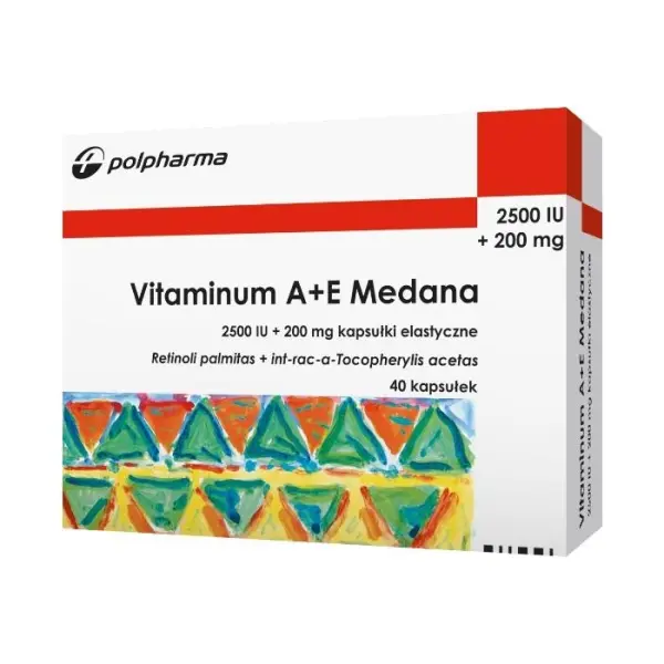 Vitaminum A+E Medana 40 kapsułek
