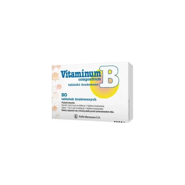 Vitaminum B compositum 50 tabletek drażowanych
