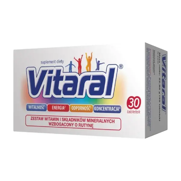 VITARAL witaminy i minerały, 30 tabletek