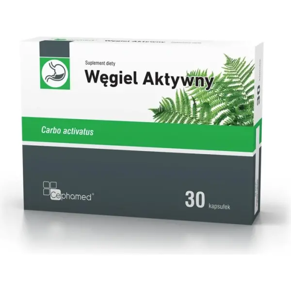 Węgiel aktywny Cephamed 30 kapsułek