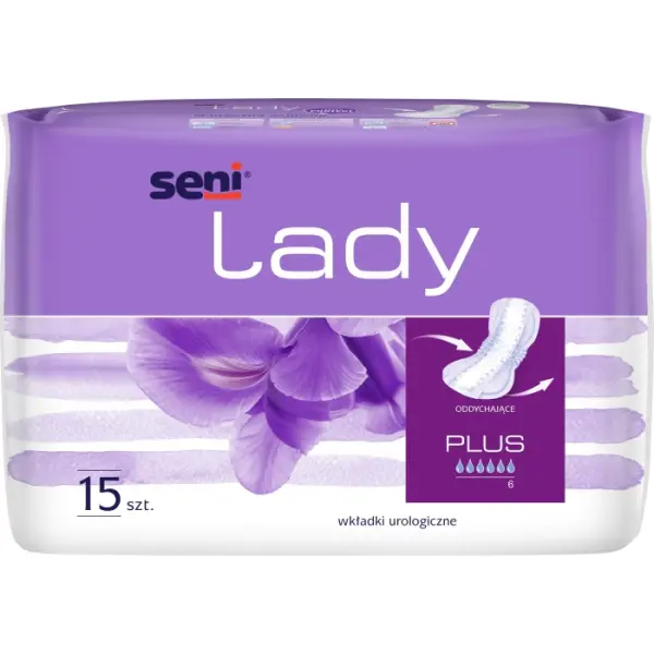 Wkładki urologiczne SENI LADY Plus 15 sztuk