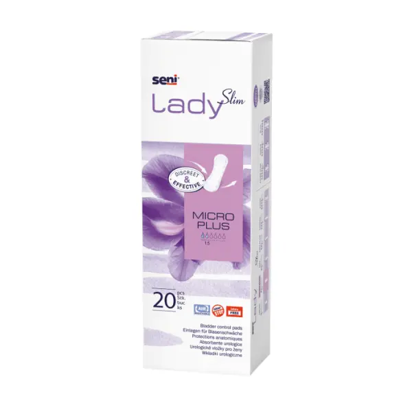 Wkładki urologiczne SENI LADY SLIM Micro Plus 20 sztuk