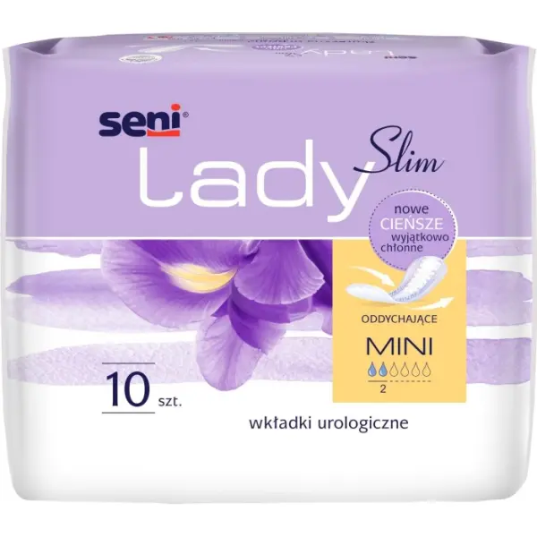 Wkładki urologiczne SENI LADY SLIM Mini 10 sztuk
