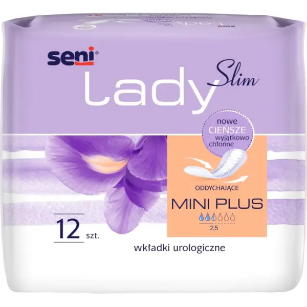 Wkładki urologiczne SENI LADY SLIM Mini Plus 15 sztuk