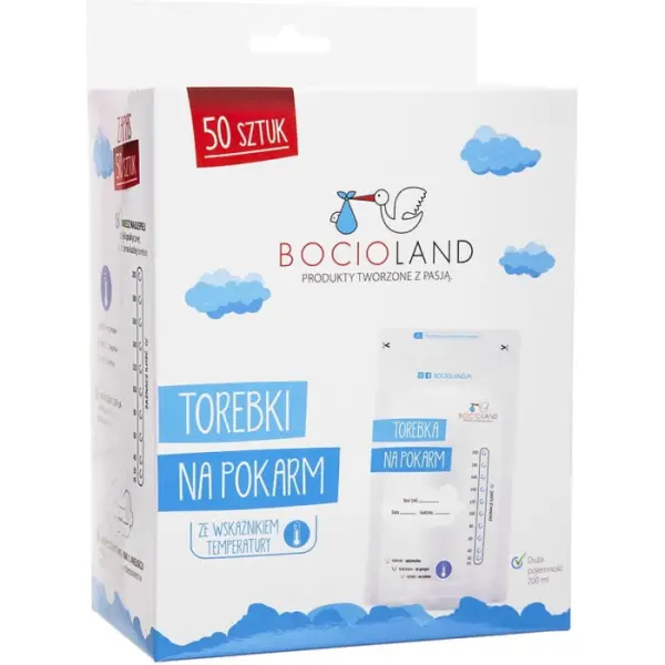 Woreczki na mleko 200 ml 50 sztuk