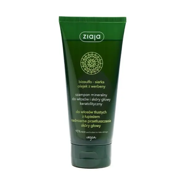ZIAJA Biosulfo-Siarka Olejek Z Verbeny Szampon, 200ml