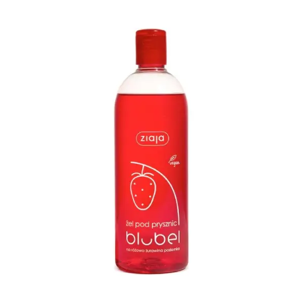 ZIAJA Blubel mydło pod prysznic żurawina poziomka, 500ml