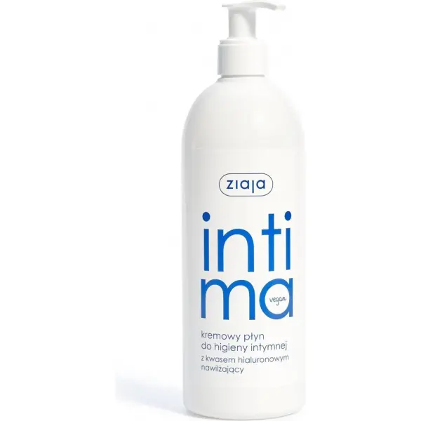 ZIAJA INTIMA kremowy płyn do higieny intymnej z  kwasem  hialuronowym 500 ml