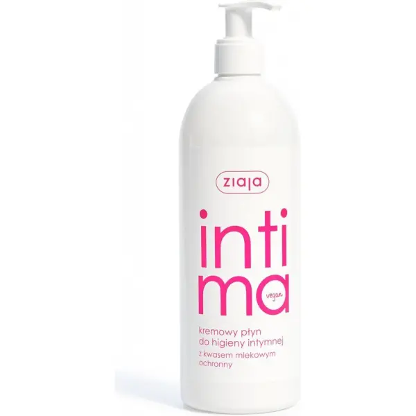ZIAJA INTIMA kremowy płyn do higieny intymnej z kwasem  mlekowym  500 ml