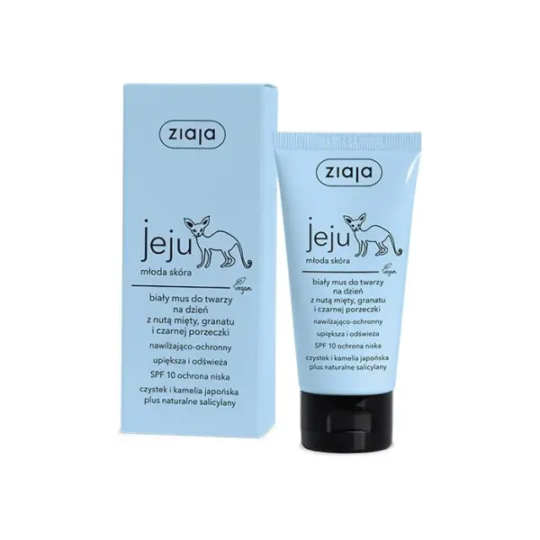 ZIAJA Jeju Młoda skóra mus do twarzy biały, 50ml