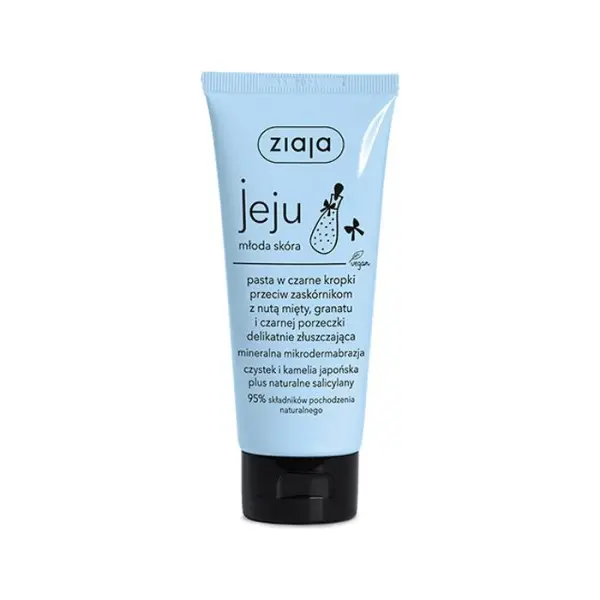 ZIAJA Jeju Młoda skóra pasta w czarne kropki, 75ml