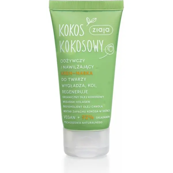 ZIAJA KOKOS KOKOSOWY Krem-maska do twarzy 50 ml