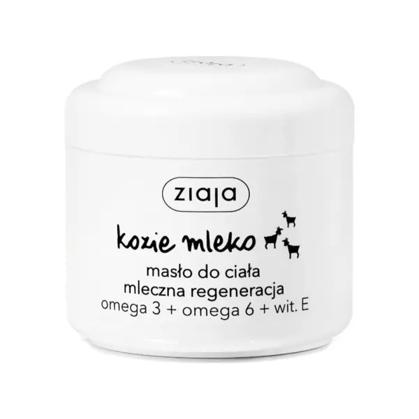 ZIAJA KOZIE MLEKO Masło do ciała mleczna generacja omega 3 + omega 6 + wit. E 200ml