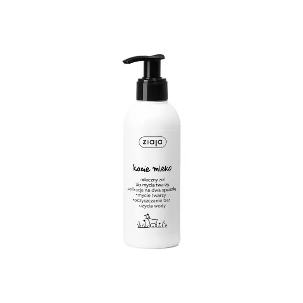 ZIAJA KOZIE MLEKO Mleczny Żel do mycia twarzy 200 ml