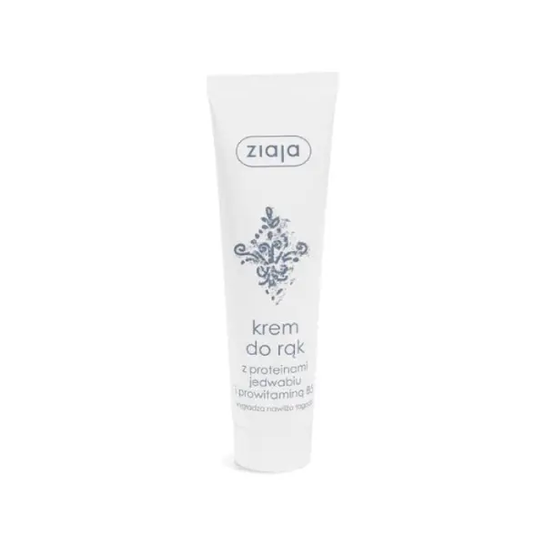 ZIAJA Krem do rąk z proteinami jedwabiu, 80 ml