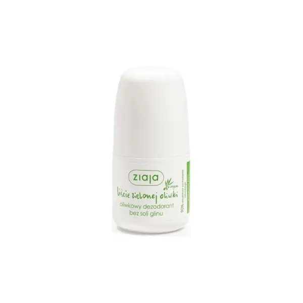 ZIAJA Liście Oliwki Dezodorant roll-on bez soli glinu, 60 ml