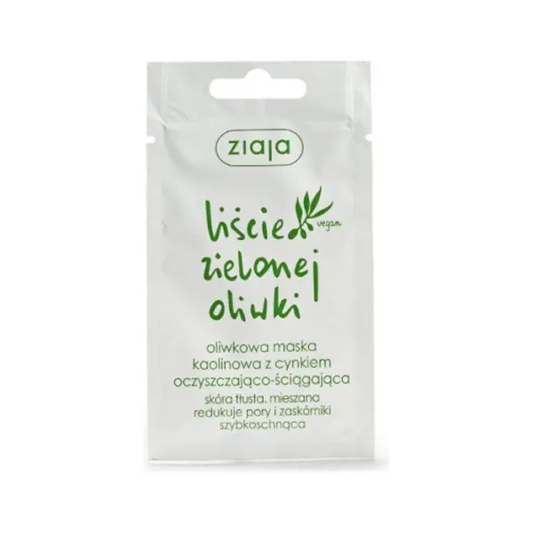 ZIAJA Liście oliwki maseczka kaolinowa, 7ml