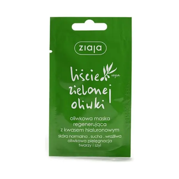 ZIAJA Liście oliwki maseczka regenerująca, 7ml