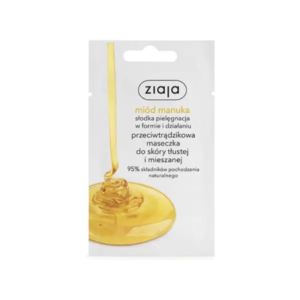 ZIAJA Miód Manuka Maseczka do twarzy, 7ml
