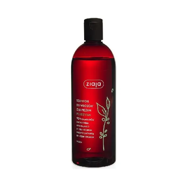 ZIAJA Pokrzywowy Szampon do mycia włosów z łupieżem, 500ml