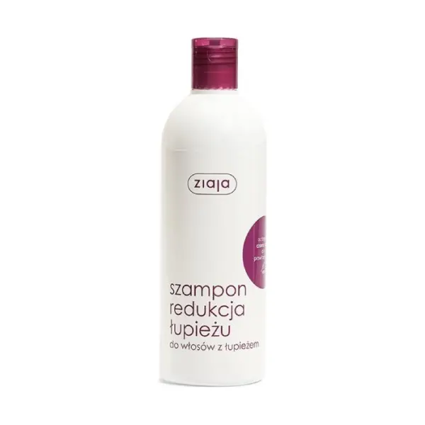 ZIAJA Redukcja Łupieżu Szampon do mycia włosów z łupieżem czarna rzepa, 400ml
