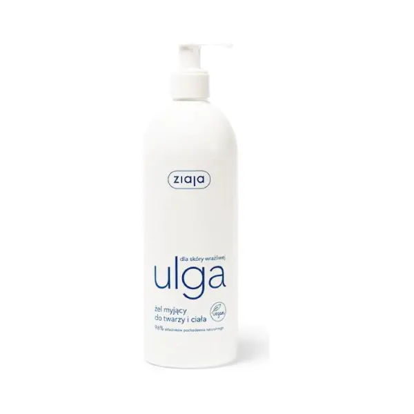 ZIAJA ULGA Żel myjący do twarzy i ciała, 400ml