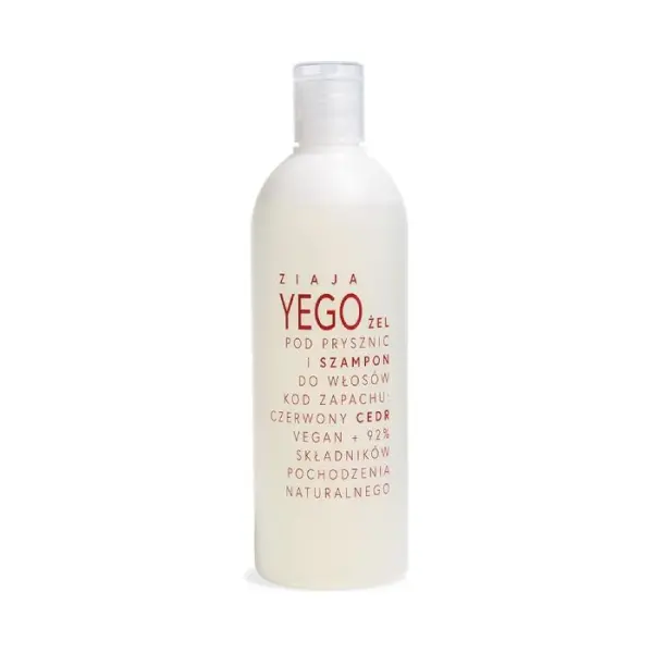 ZIAJA YEGO Żel-szampon pod prysznic czerwony pieprz, 400ml