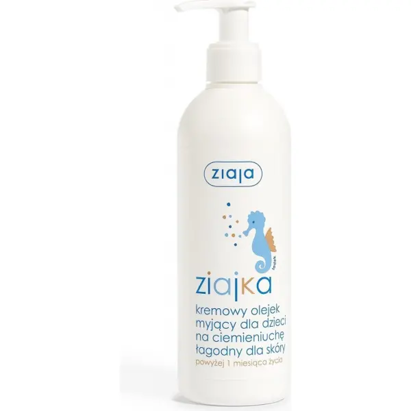ZIAJA ZIAJKA kremowy olejek myjący dla dzieci na ciemieniuchę łagodny dla skóry 300 ml