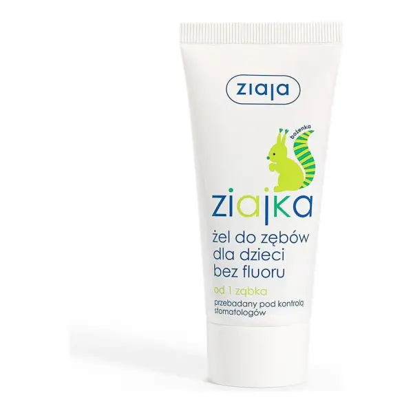 ZIAJA ZIAJKA żel do zębów dla dzieci bez fluoru od 1 ząbka 50 ml