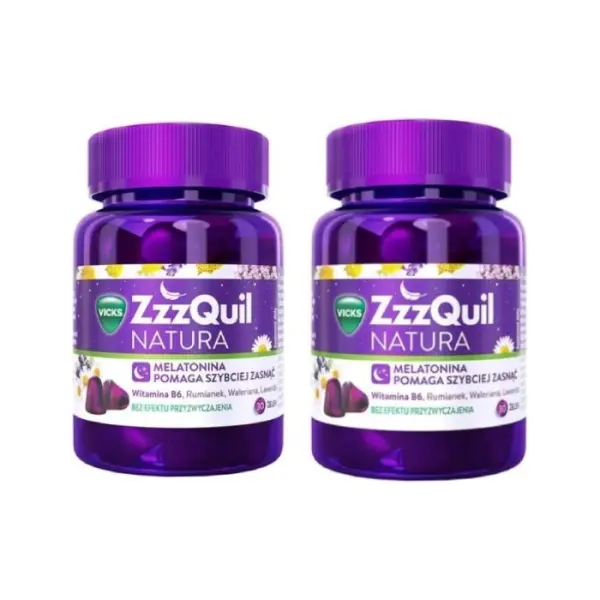 Zzzquil Natura żelki na sen 2 x 30 sztuk
