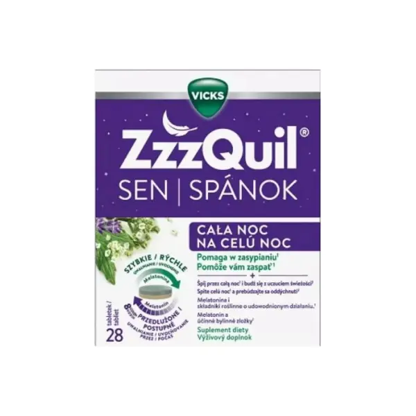 ZzzQuil Sen cała noc, 28 tabletek
